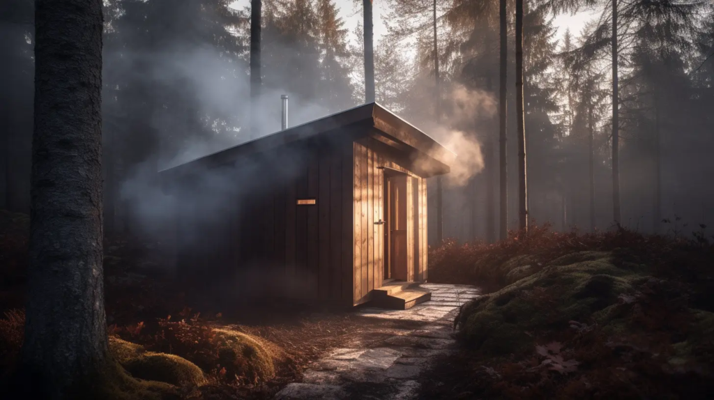 WW_Secluded_sauna_cabin_nestled_deep_within_a_forest_with_steam_655ed227-e030-4f10-9515-0d9bcb6f6f8c